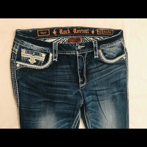 Ladies Rock Revival Jeans 32/33